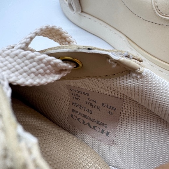 COACH Men’s Low Line Top Sneakers - Picture 13 of 14